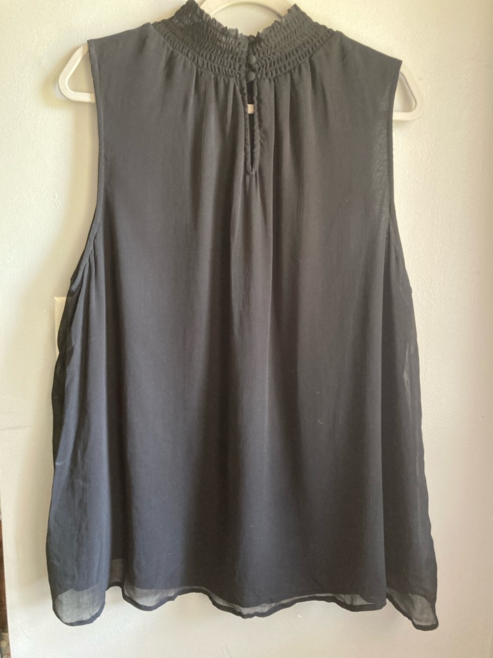 Sundance Black Sleeveless Tank with Colorful Floral Embroidery - Picture 4 of 7